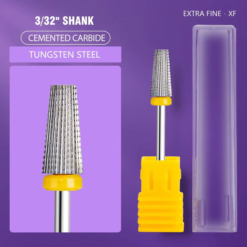 Ceramic Nail Drill Bit Milling Cutter for Manicure Pedicure Nail Files Buffer Nail Art Equipment Accessory