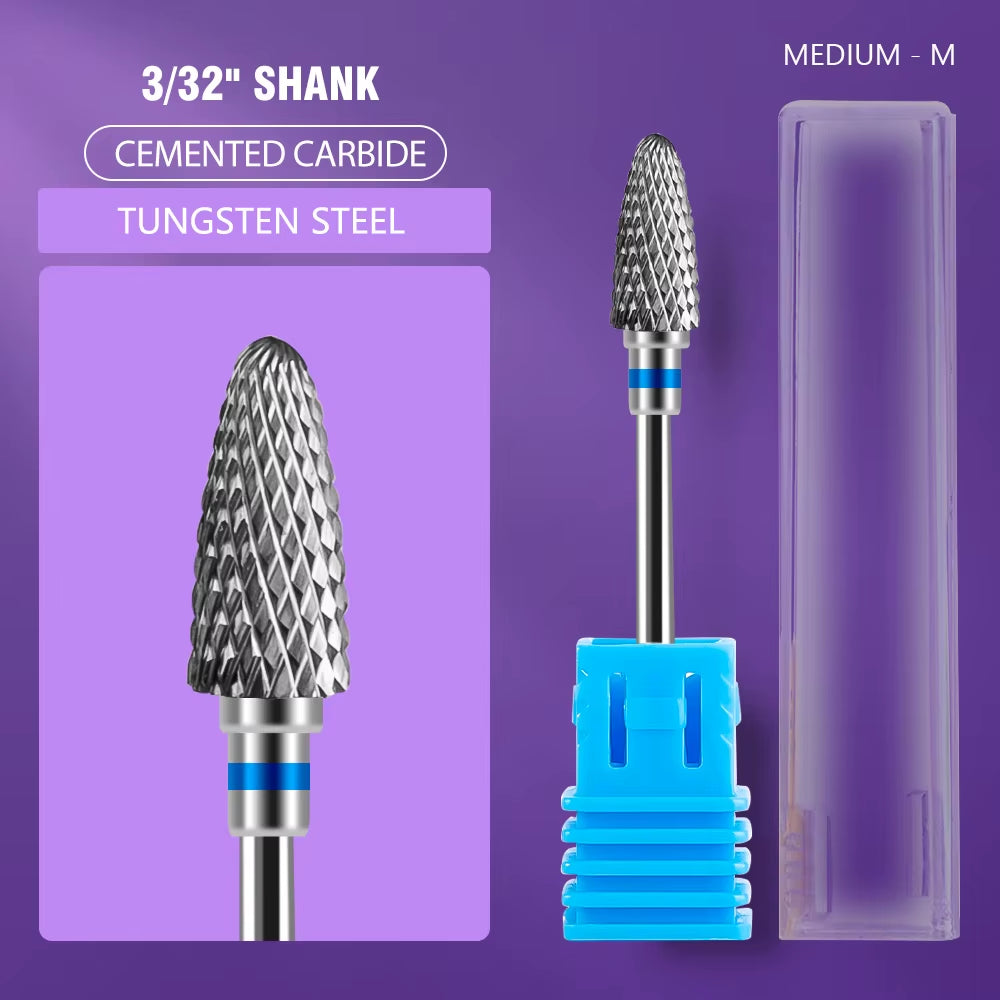 Ceramic Nail Drill Bit Milling Cutter for Manicure Pedicure Nail Files Buffer Nail Art Equipment Accessory