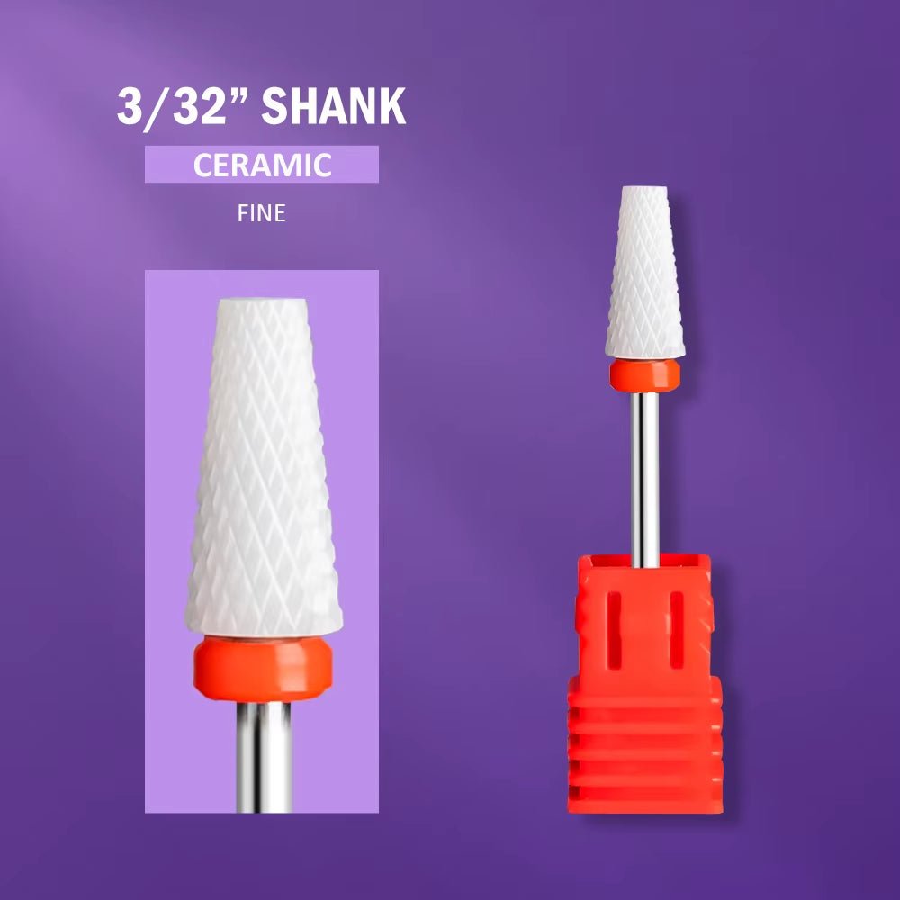 Fresa in Ceramica per Unghie – Punta per Fresa Manicure e Pedicure, Cutter per Smalto Gel, Acrilico e Ricostruzione Unghie - Smart Wave store