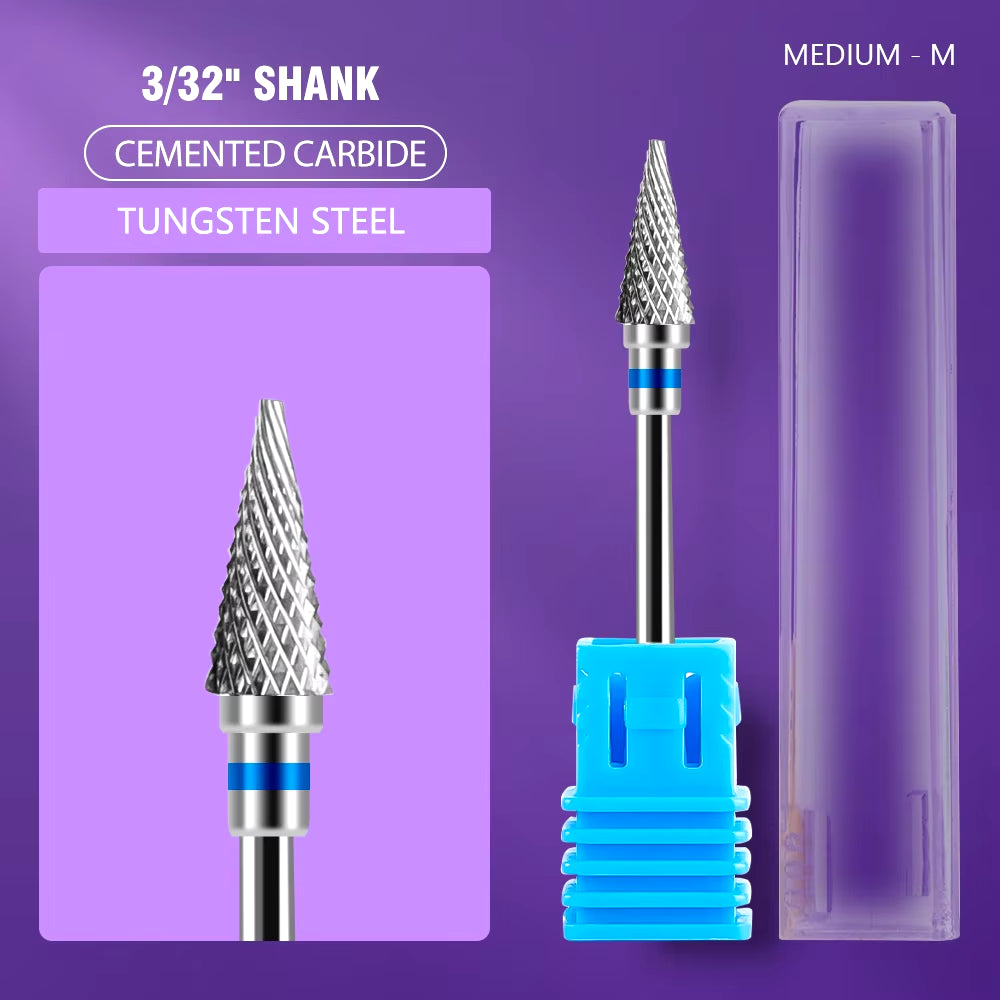 Ceramic Nail Drill Bit Milling Cutter for Manicure Pedicure Nail Files Buffer Nail Art Equipment Accessory