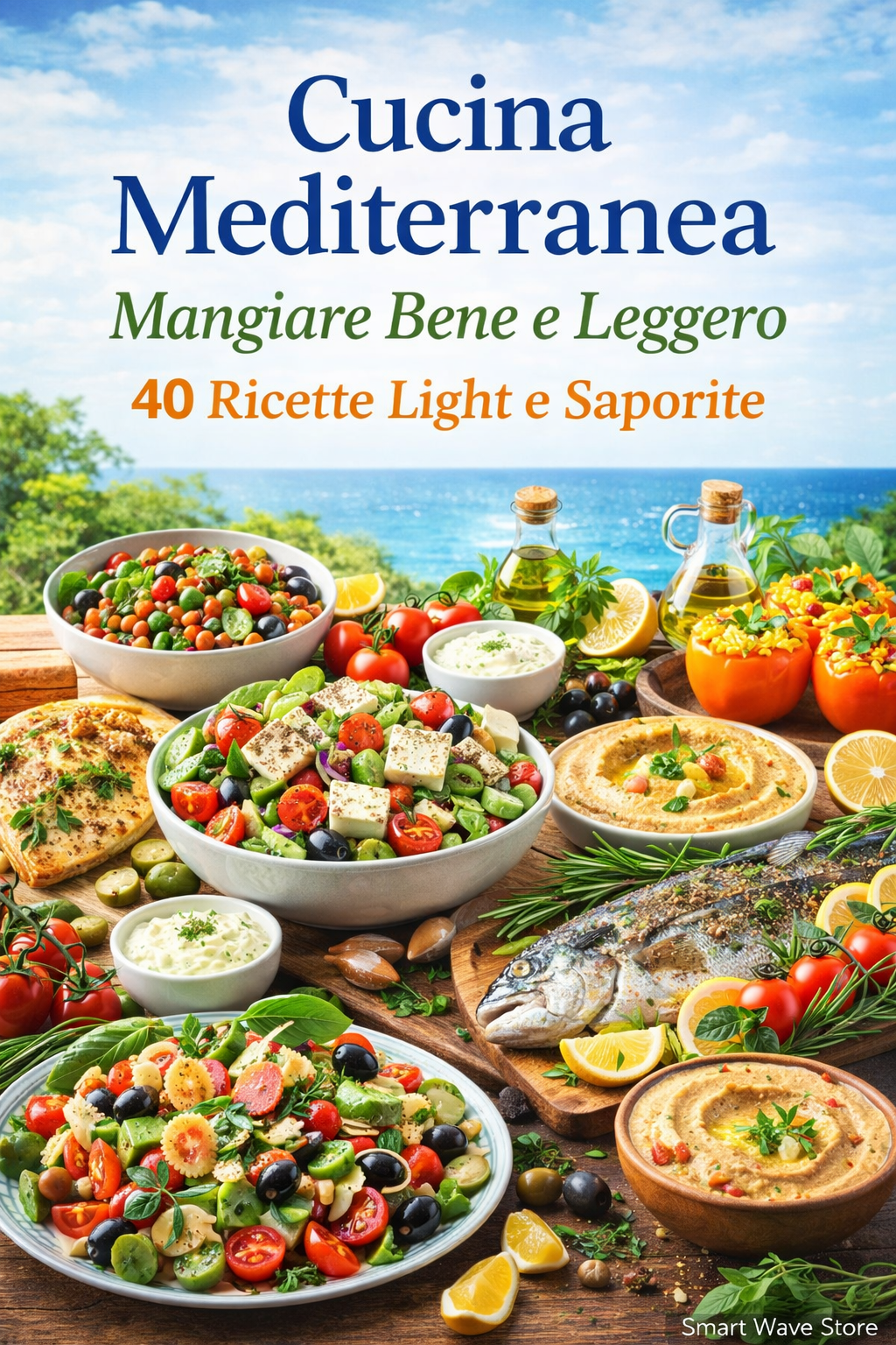 40 Ricette Mediterranee – Sane, Leggere e Piene di Gusto  pdf