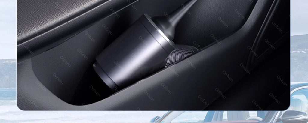 Aspirapolvere Portatile per Auto ad Alta Potenza – Mini Senza Fili per Pulizia Interni Profonda