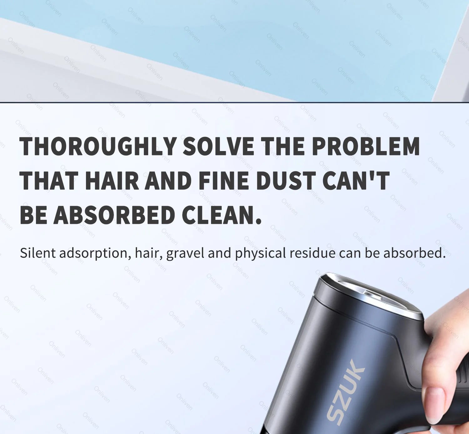 Aspirapolvere Portatile per Auto ad Alta Potenza – Mini Senza Fili per Pulizia Interni Profonda