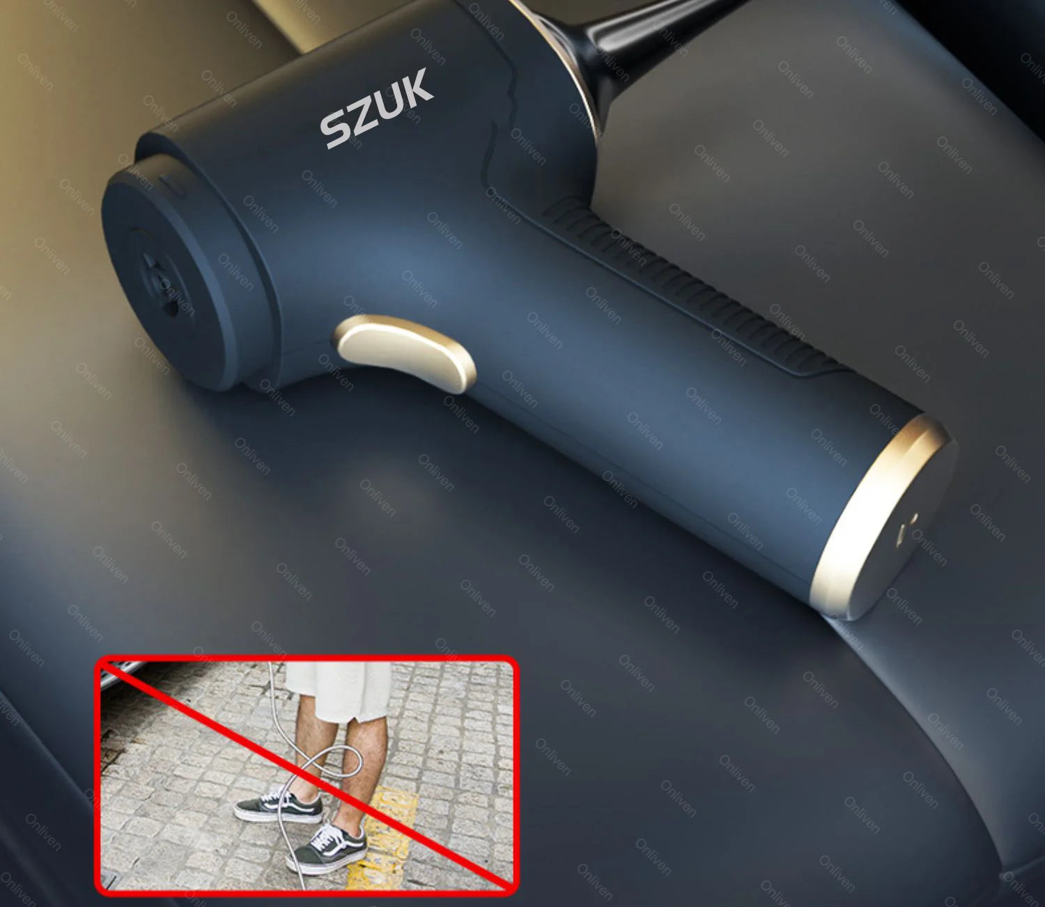 Aspirapolvere Portatile per Auto ad Alta Potenza – Mini Senza Fili per Pulizia Interni Profonda