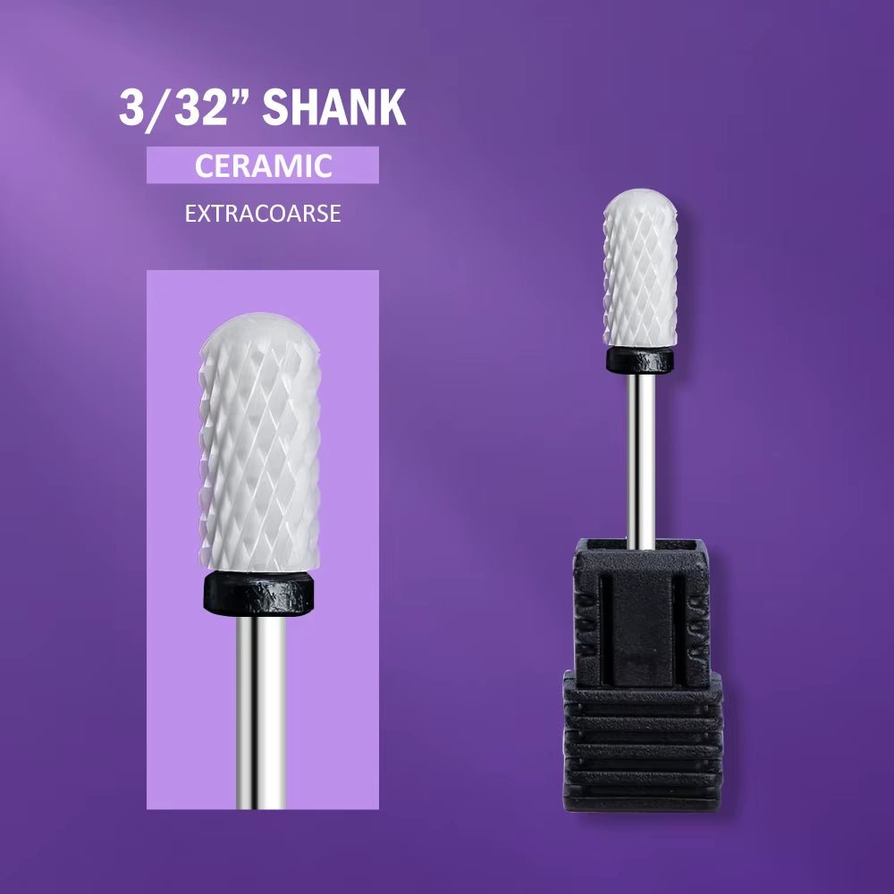 Fresa in Ceramica per Unghie – Punta per Fresa Manicure e Pedicure, Cutter per Smalto Gel, Acrilico e Ricostruzione Unghie - Smart Wave store