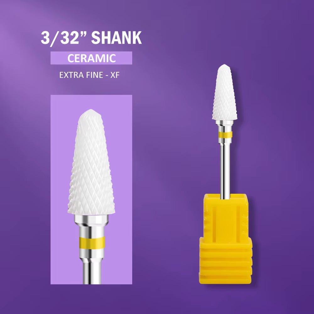 Fresa in Ceramica per Unghie – Punta per Fresa Manicure e Pedicure, Cutter per Smalto Gel, Acrilico e Ricostruzione Unghie - Smart Wave store