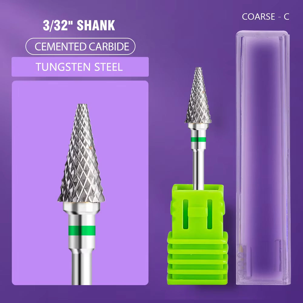 Ceramic Nail Drill Bit Milling Cutter for Manicure Pedicure Nail Files Buffer Nail Art Equipment Accessory