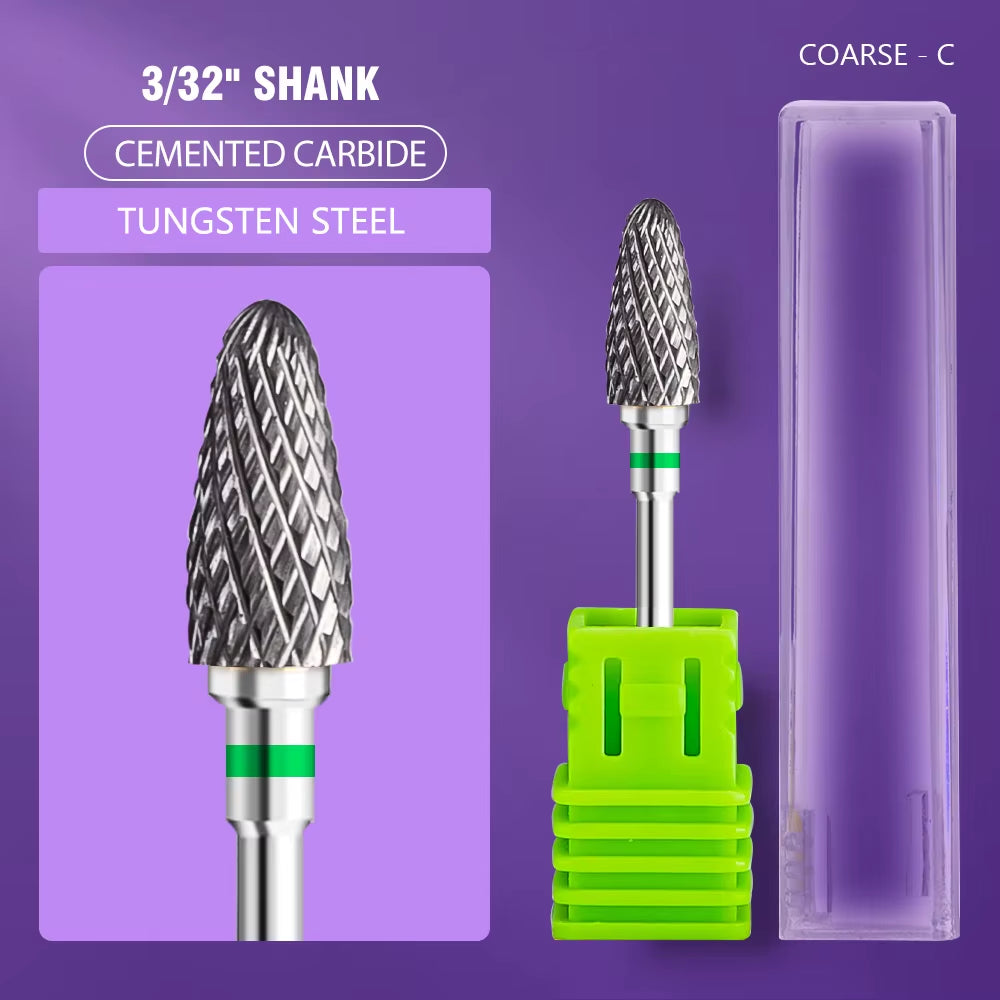 Ceramic Nail Drill Bit Milling Cutter for Manicure Pedicure Nail Files Buffer Nail Art Equipment Accessory