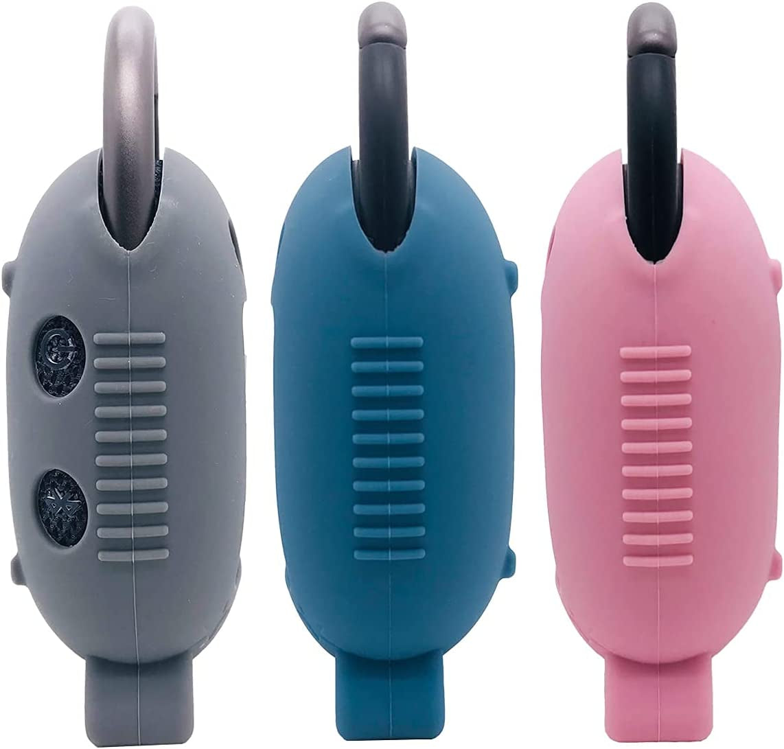 Silicone Cover Case for JBL Clip 4 Portable Bluetooth Speaker, Protective Carrying Case for JBL Clip 4 Portable Bluetooth Speaker Stand up Holder (Grey)